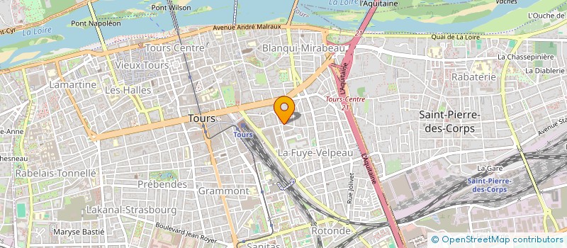 localisation de l'entreprise 538 880 220   TOURS