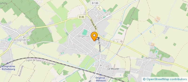 localisation de l'entreprise 538 883 489   ORGERUS