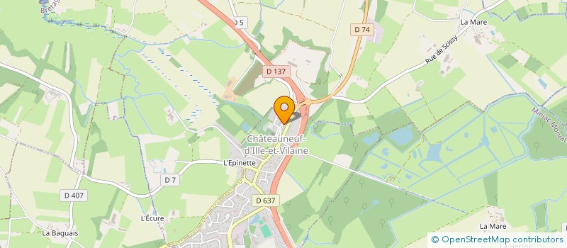 localisation de l'entreprise 538 884 578   CHATEAUNEUF-D'ILLE-ET-VILAINE