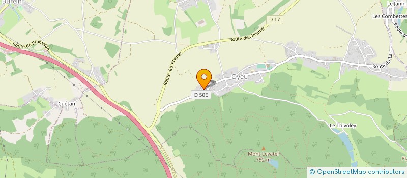 localisation de l'entreprise 538 919 333   OYEU