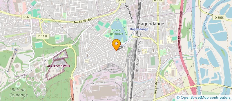 localisation de l'entreprise 538 927 013   YUTZ