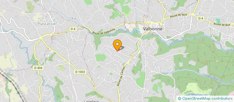 localisation de l'entreprise 538 934 340   VALBONNE