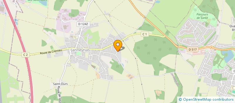 localisation de l'entreprise 538 952 607   TIGNIEU-JAMEYZIEU