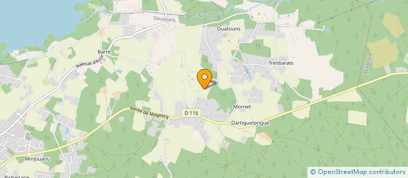 localisation de l'entreprise 538 993 486   SOUSTONS