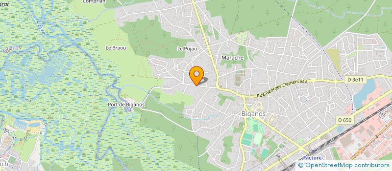 localisation de l'entreprise 539 012 526   BIGANOS