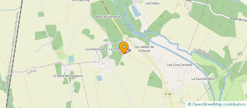 localisation de l'entreprise 539 016 824 à FLEURY-LES-AUBRAIS