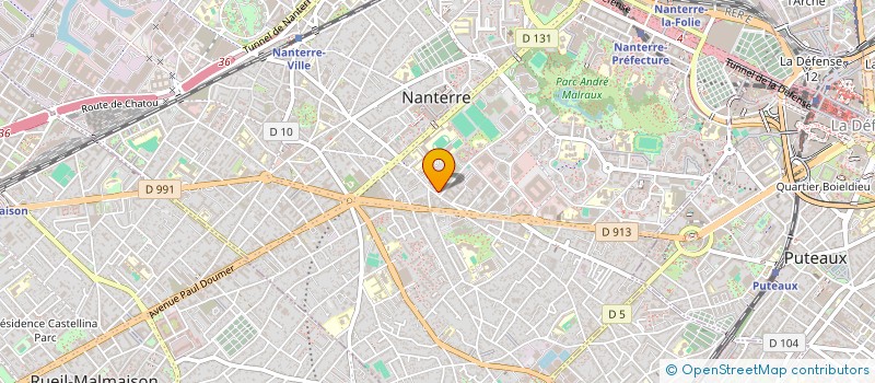 localisation de l'entreprise 539 033 035   NANTERRE