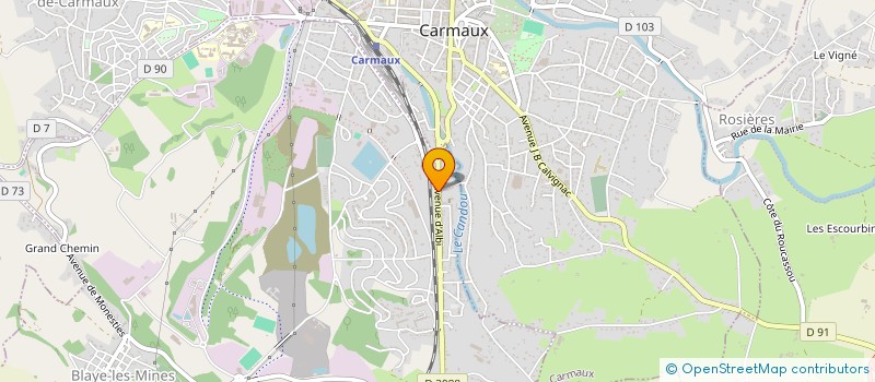 localisation de l'entreprise 539 033 688   BLAYE-LES-MINES