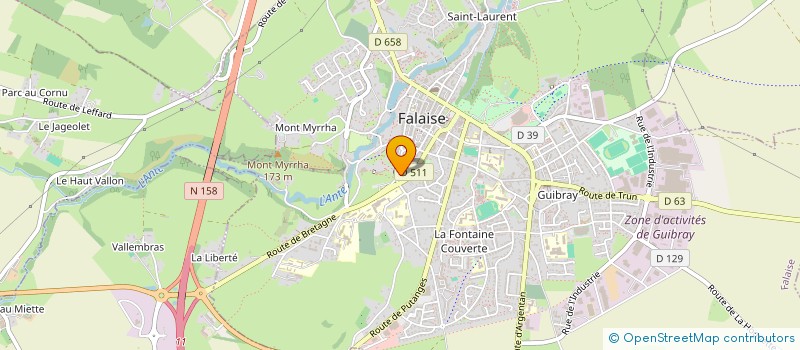 localisation de l'entreprise 539 039 289  à CAEN