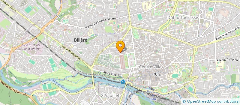 localisation de l'entreprise 539 067 900  à PAU