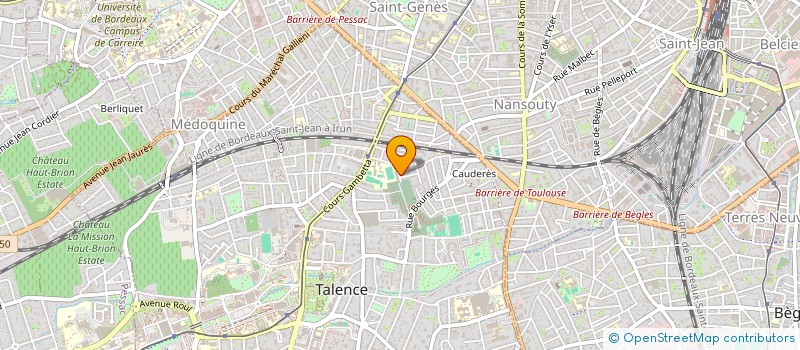 localisation de l'entreprise 539 077 651   TALENCE