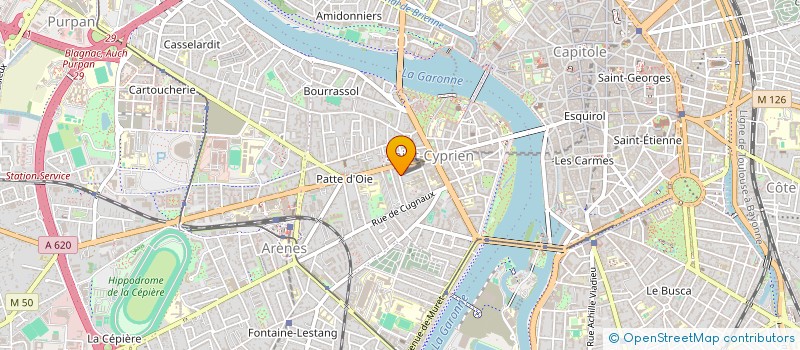 localisation de l'entreprise 539 102 426 à TOULOUSE