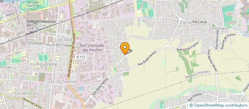 localisation de l'entreprise 539 112 268   DECINES-CHARPIEU