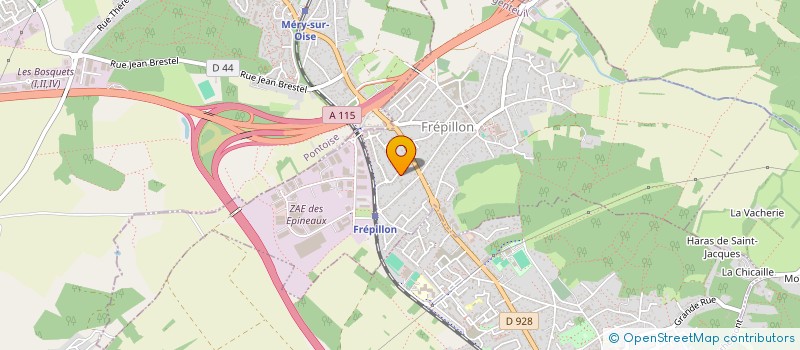 localisation de l'entreprise 539 122 499   AUVERS-SUR-OISE