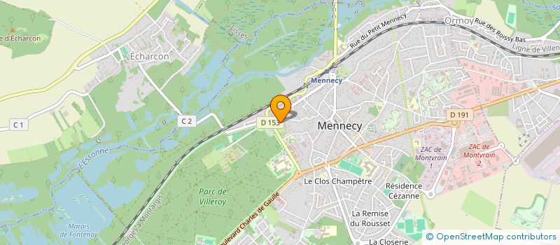 localisation de l'entreprise 539 141 911   MENNECY