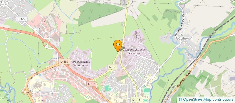 localisation de l'entreprise 539 142 463   VESOUL