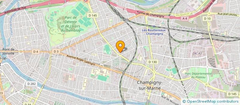 localisation de l'entreprise 539 150 508   CHAMPIGNY-SUR-MARNE