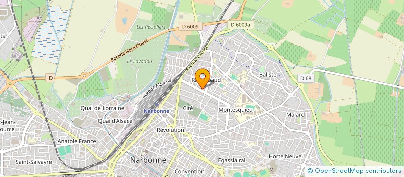 localisation de l'entreprise 539 151 902   NARBONNE