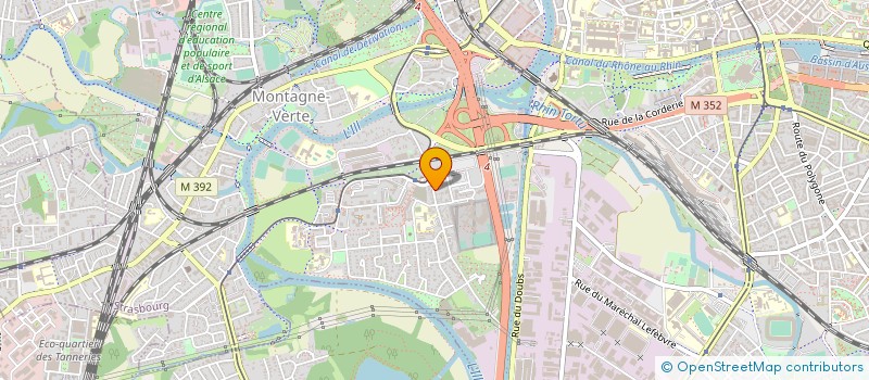 localisation de l'entreprise 539 154 716 à STRASBOURG