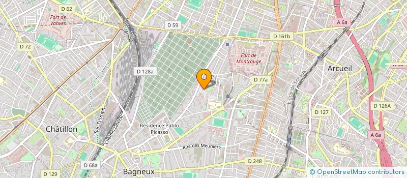 localisation de l'entreprise 539 180 943 à BAGNEUX