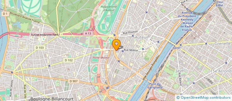 localisation de l'entreprise 539 224 709  à SAINT-CLOUD