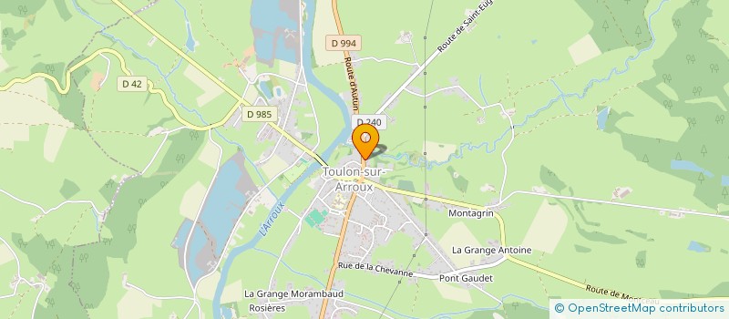 localisation de l'entreprise 539 240 226   TOULON-SUR-ARROUX