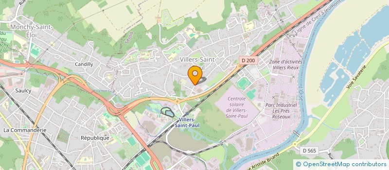 localisation de l'entreprise 539 250 001   VILLERS-SAINT-PAUL