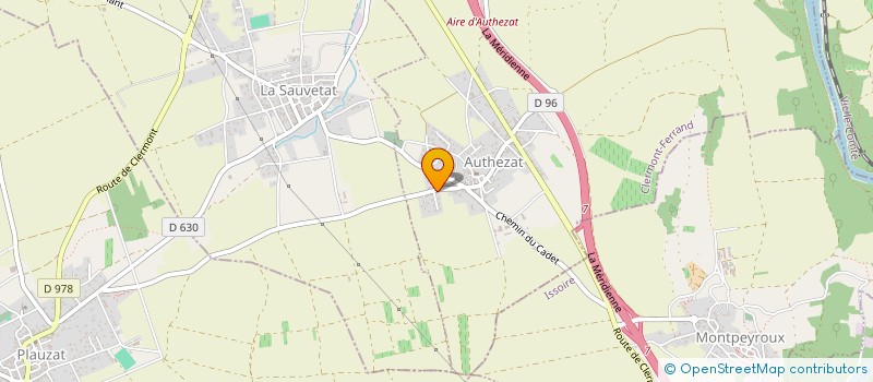 localisation de l'entreprise 539 256 990   AUTHEZAT