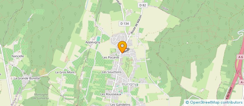 localisation de l'entreprise 539 260 448   HURIGNY