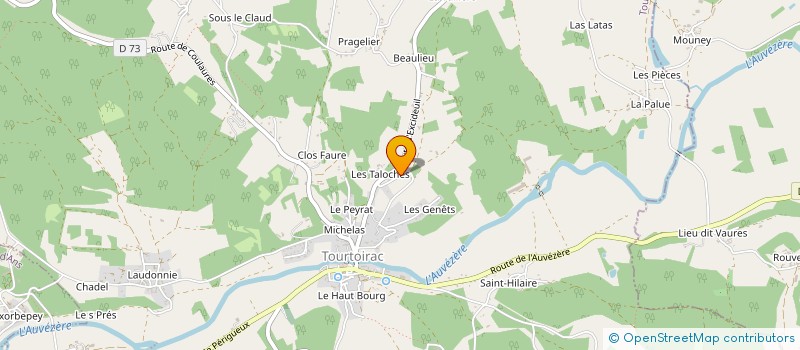 localisation de l'entreprise 539 360 768   TOURTOIRAC