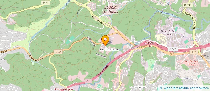 localisation de l'entreprise 539 365 692   VALBONNE