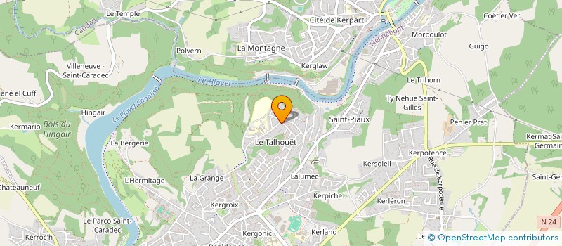 localisation de l'entreprise 539 373 704   HENNEBONT