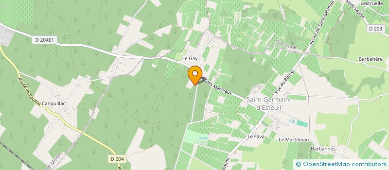 localisation de l'entreprise 539 376 822  à GAILLAN-EN-MEDOC