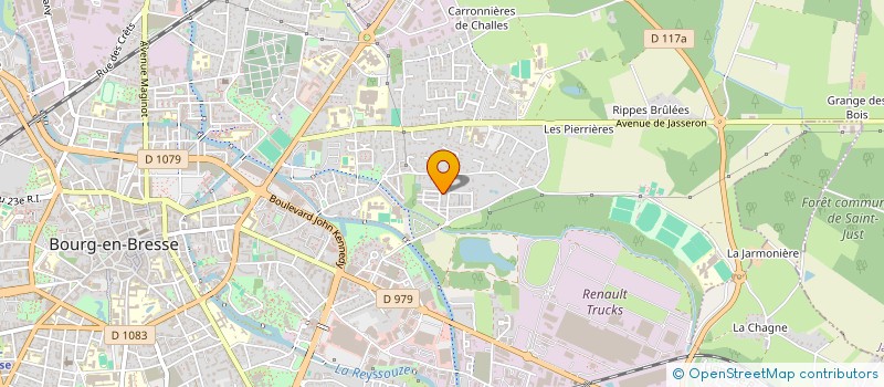 localisation de l'entreprise 539 391 284 à BOURG-EN-BRESSE