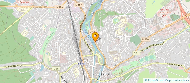 localisation de l'entreprise 539 397 695   EPINAL