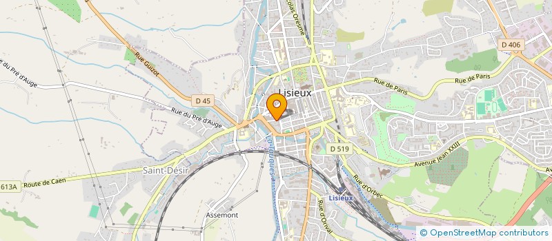 localisation de l'entreprise 539 398 883   MEZIDON VALLEE D'AUGE