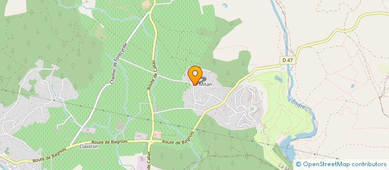 localisation de l'entreprise 539 400 663 à ROQUEBRUNE-SUR-ARGENS