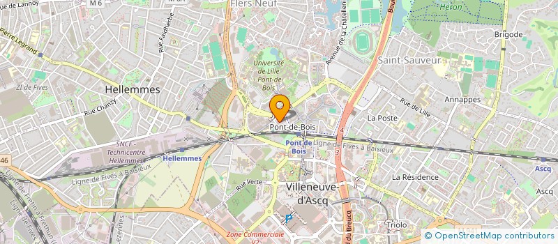 localisation de l'entreprise 539 464 388   VILLENEUVE-D'ASCQ