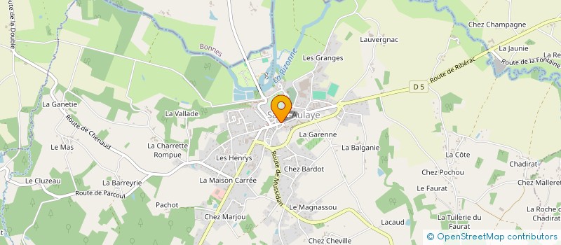 localisation de l'entreprise 539 465 591   SAINT AULAYE-PUYMANGOU