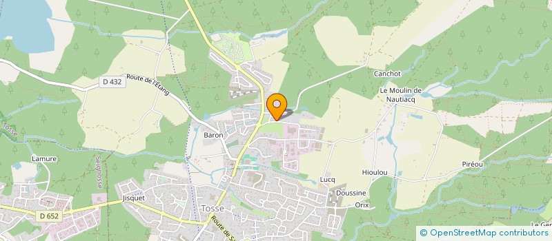 localisation de l'entreprise 539 465 690   TOSSE