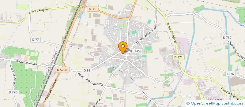 localisation de l'entreprise 539 481 119   ROGNONAS