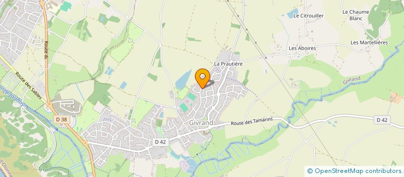 localisation de l'entreprise 539 489 799 à CHANTONNAY