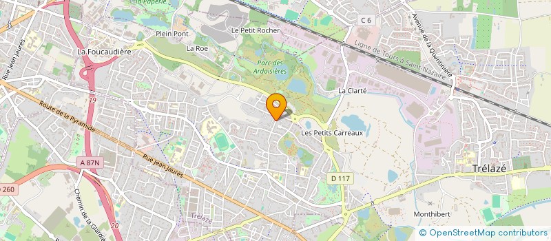 localisation de l'entreprise 539 490 797 à LES PONTS-DE-CE