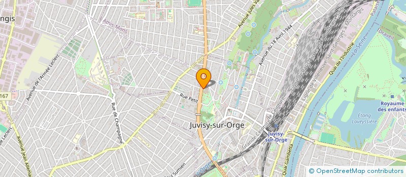 localisation de l'entreprise 539 496 190 à JUVISY-SUR-ORGE