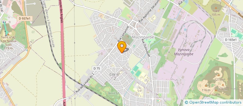 localisation de l'entreprise 539 515 601   MAZINGARBE