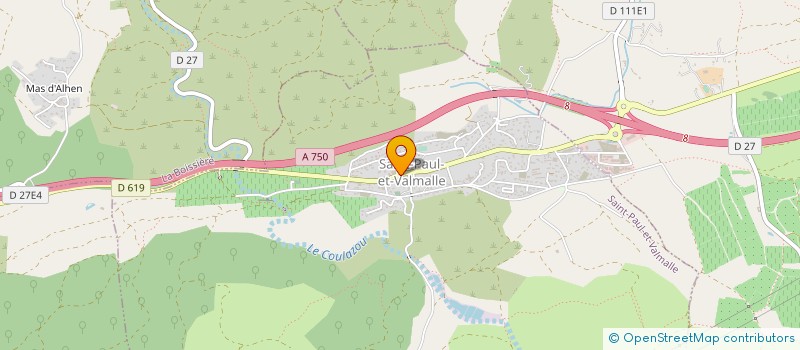 localisation de l'entreprise 539 536 581   SAINT-BAUZILLE-DE-LA-SYLVE