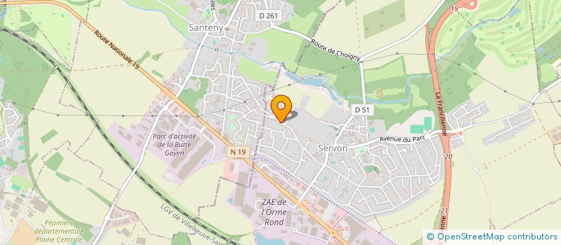 localisation de l'entreprise 539 550 137   TOURNAN-EN-BRIE