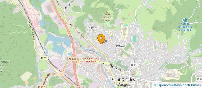 localisation de l'entreprise 539 578 930   RAON-L'ETAPE