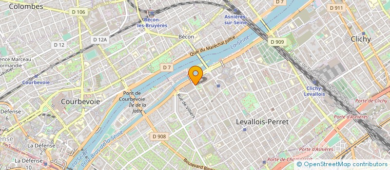 localisation de l'entreprise 539 581 207 à LEVALLOIS-PERRET