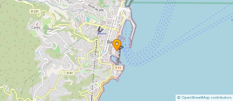 localisation de l'entreprise 539 595 405 à BASTIA